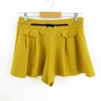  Laisse Passe LAISSE PASSE шорты юбка-брюки цепь горчица Karashi цвет желтый 38 *T594 женский 