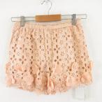  не использовался товар Snidel snidel юбка-брюки шорты цветок гонки salmon розовый F *A938 женский 