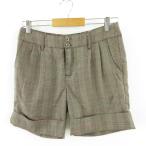  не использовался товар SJ Ferrie S.J.FERRY шорты Glenn проверка стрейч чай чёрный 40 *A569 женский 