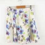  ушко (уголок) &amp; Roger mimi&amp;roger юбка-брюки шорты цветочный принт tuck "теплый" белый синий 38 *A466 женский 