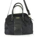  драгоценности narrow zJewelna Rose сумка "Boston bag" плечо 2WAY нейлон чёрный *A525 женский 