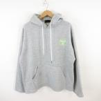 THIS IS MAIN LABEL パーカー スウェット 裏起毛 長袖 グレー M *A429 メンズ