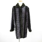  Leo Marina leomarina пальто с отложным воротником длинный рукав чёрный *T896 женский 