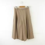  GU GU юбка-брюки укороченные брюки плиссировать чай M *A190 женский 