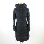 ザラ ベーシック ZARA BASIC ダウンコート ロング 長袖 紺 XS *T713 レディース