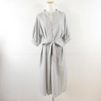 en Jerry beANGELIEBE One-piece материнство 7 минут рукав midi длина стрейч серый F *T570 женский 