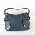 マイケルマイケルコース Michael michael kors ワンショルダーバッグ レザー 紺 *A994 ☆AA★ レディース