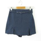  Zara ZARA юбка-брюки юбка темно-синий XS *T49 женский 