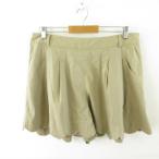  Payton Place PEYTON PLACE большой размер ska LAP юбка-брюки шорты бежевый 15B *T204 женский 