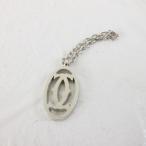 未使用品 カルティエ Cartier チャーム 2Cロゴ シルバー *A994 レディース