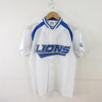  не использовался товар LIONS FANCLUB Saitama Seibu Lions форма копия короткий рукав сетка белый M *T395 мужской женский 