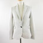 ショッピングzara ザラ ベーシック ZARA BASIC テーラードジャケット 長袖 ライトグレー XS *T483 レディース