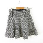 ショッピングlovetoxic ラブトキシック Lovetoxic ミニスカート 千鳥格子 インナー付き 黒 白 L *A458 レディース