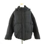 si-naSHEENA с хлопком жакет блузон Zip выше длинный рукав чёрный M *A824 женский 