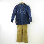 kos Be cosby спорт juni ASCII одежда верх и низ в комплекте общий рисунок темно-синий бежевый 160 *A60 Kids 