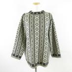 ショッピングchloe クロエ CHLOE ニット セーター 長袖 総柄 グレー 40 *A131 レディース