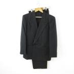  Takeo Kikuchi TAKEO KIKUCHI двубортный костюм выставить выполненный в строгом стиле слаксы полоса чёрный 3 *A177 мужской 