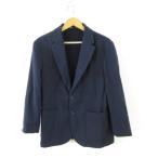 ショッピングzara ザラ ZARA テーラードジャケット 長袖 紺 L *A308 メンズ