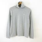  не использовался товар Nike NIKE спорт одежда cut and sewn футболка длинный рукав one отметка серый L *T65 мужской 