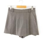  Zara ZARA юбка-брюки юбка Mini "в елочку" ожоги чай XS *T130 женский 