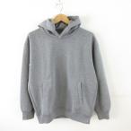  Uniqlo UNIQLO C тренировочный большой размер тянуть парка длинный рукав серый M *A87 мужской 