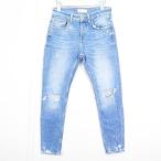 ザラマン ZARA MAN デニム スリム 5P パンツ ストレッチ 38 ブルー 6845/340 2sa6970 メンズ