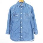 ショッピングダンガリー リー LEE ダンガリーシャツ 長袖 S ライトブルー kz13437 レディース