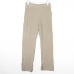  noble NOBLE ребра леггинсы брюки разрез стрейч искусственный шелк хаки kz13586 женский 