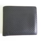 ダンヒル dunhill 二つ折り財布 シャーシ CHASSIS 小銭入れなし レザー ブラック L2H230A 2sa7096 メンズ