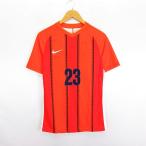  не использовался товар Nike NIKE AH7784 футболка cut and sewn короткий рукав V шея DRI-FIT общий рисунок номер Logo M orange спорт одежда *EKM мужской 