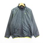  Puma PUMA джемпер блузон Wind брейкер длинный рукав Zip выше Logo с хлопком L темно-серый спорт одежда *EKM мужской 