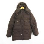  Adidas Originals пальто внешний длинный рукав капот Zip выше половина длина Logo to зеркальный . il с хлопком M Brown *EKM мужской 