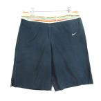  Nike NIKE брюки низ Short половина Logo регулировщик имеется L темно-синий спорт одежда *EKM