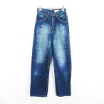  Wrangler WRANGLERreti Wrangler F1598-79 Denim джинсы низ распорка б/у обработка 27-4 индиго *EKM женский 