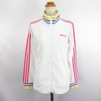  Adidas adidas джерси спортивная куртка длинный рукав Zip выше линия точка Logo OT белый спорт одежда *EKM женский 