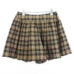  не использовался товар Te chichi Te chichi брюки низ юбка-брюки проверка S бежевый *EKM женский 