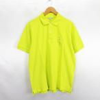 未使用品 ユニクロ UNIQLO ポロシャツ 半袖 ドライカノコ XL イエロー ※EKM メンズ