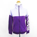  Adidas adidas джерси спортивная куртка длинный рукав Zip выше линия Logo L лиловый серия спорт одежда *EKM женский 