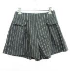  не использовался товар M zeki сайт EMSEXCITE шорты низ полоса легкий шерсть .M серый × белый *EKM женский 