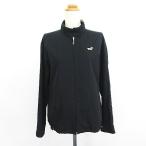  Dux DAKS GOLF жакет блузон длинный рукав Zip выше воротник-стойка Logo L черный *EKM женский 