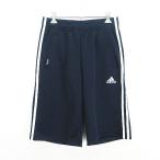  Adidas adidas джерси брюки низ Short половина линия Logo M темно-синий спорт одежда *EKM мужской 