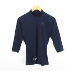  Under Armor UNDER ARMOUR нижняя рубашка 7 минут рукав mok шея Logo стрейч MD темно-синий Baseball одежда *EKM мужской 