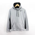  Nike NIKE Parker tops длинный рукав тянуть over THERMA-FIT обратная сторона ворсистый Logo M серый спорт одежда *EKM мужской 