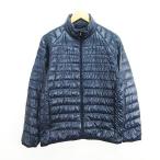 ユニクロ UNIQLO ダウンジャケット アウター 長袖 ジップアップ S ネイビー ※EKM メンズ