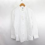未使用品 ユニクロ UNIQLO シャツ 長袖 ボタンダウン ファインクロス スーパーノンアイロン コットン XL ホワイト ※EKM メンズ