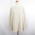  не использовался товар coca туника One-piece длинный рукав раунд шея en Boss A линия стрейч L свет бежевый *EKM женский 