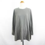  не использовался товар coca туника One-piece длинный рукав раунд шея en Boss A линия стрейч L серый *EKM женский 