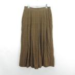  не использовался товар cutie - Blond Cutie Blonde широкий брюки низ гаучо Glenn проверка two tuck легкий стрейч L Brown 