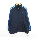  Adidas adidas жакет внешний длинный рукав Zip выше линия Logo тонкий O темно-синий спорт одежда *EKM мужской 