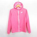  Nike NIKE Rush Guard длинный рукав капот Zip выше Logo M 150 розовый *EKM Kids 